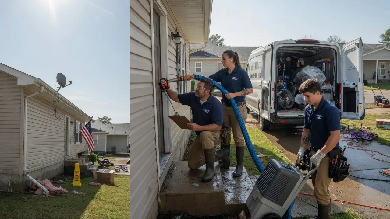 Ceiling Water Damage Restoration in Gosport, IN near me